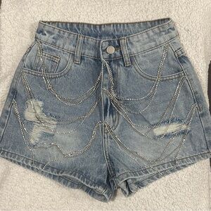 shorts by Windsor in size XS new with tags Rhinestone chains on front